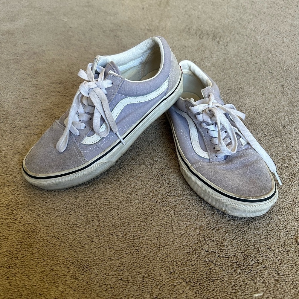 Women’s Vans purple shoes 7